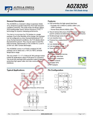 AOZ8205KI datasheet  